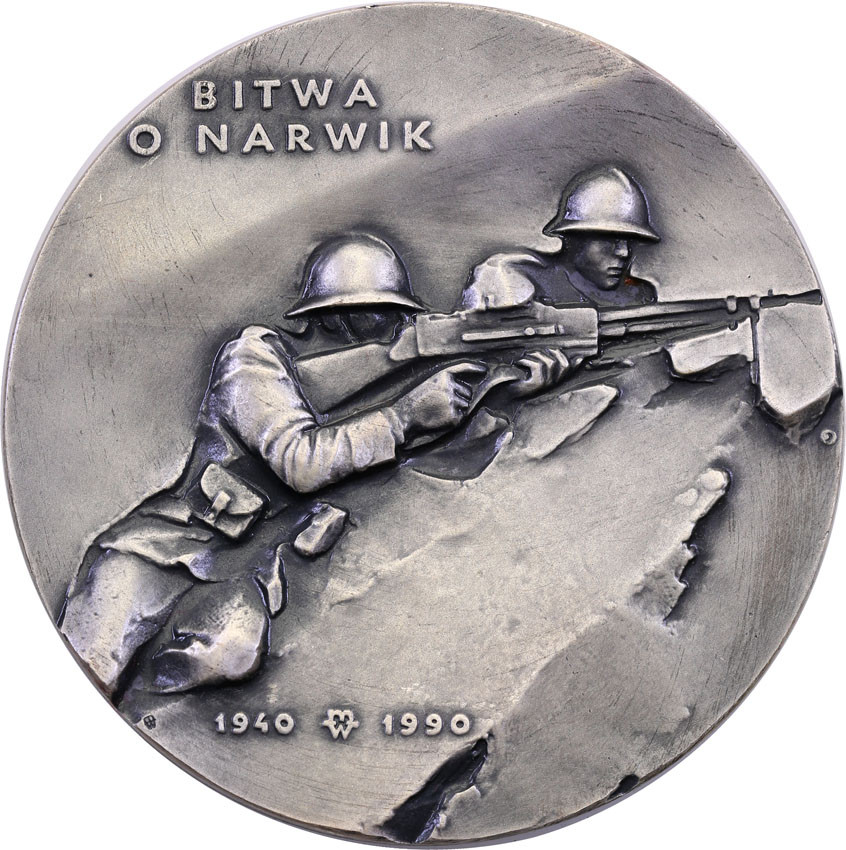 Polska. Medal 1990 MW Zygmunt Bohuszyszko, SREBRO - Mennica Warszawa